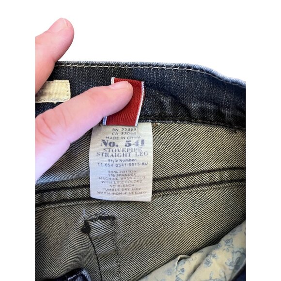 Stetson Womens Dark Wash Denim Jeans Size 4 Long Straight Leg 514 - Picture 13 of 15